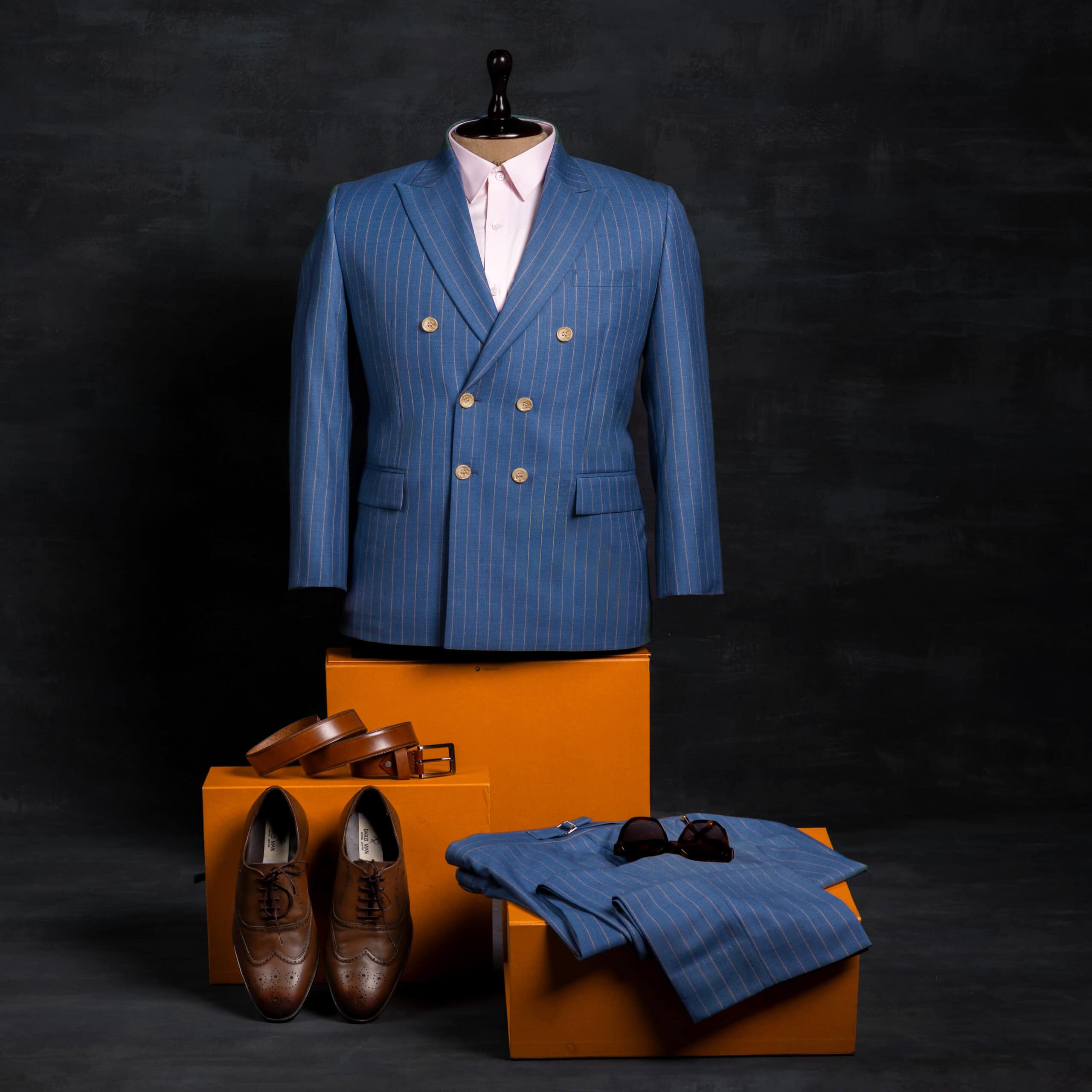 Darzi - Custom-Made Double Breasted Suit Set